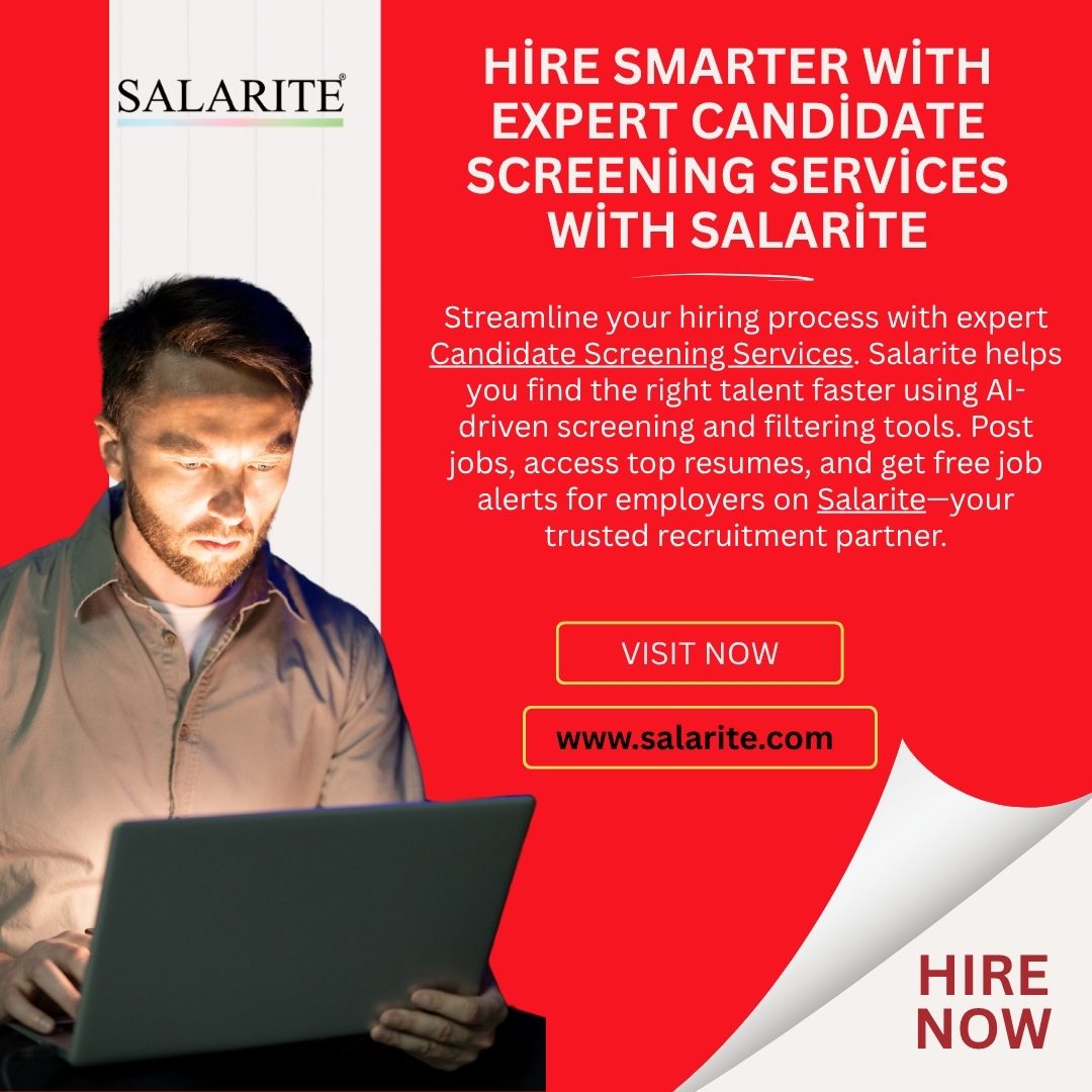 Hire Smarter with Expert Candidate Screening Services with salarite